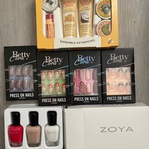 Nails Set: Burt’s Bees, Betty Cora, Zora